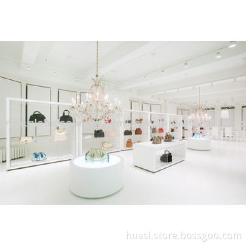Metal display stand for bags and handbag store interior decorationNew